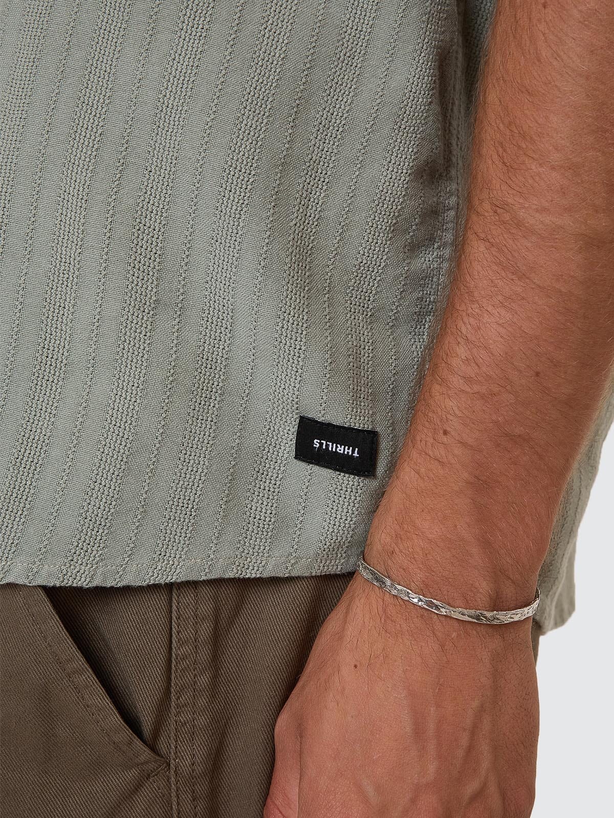 Unhinged Short Sleeve Shirt - Dirty Sage