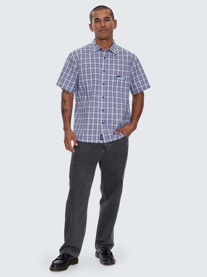 Trust In Us Short Sleeve Shirt - Twilight Blue