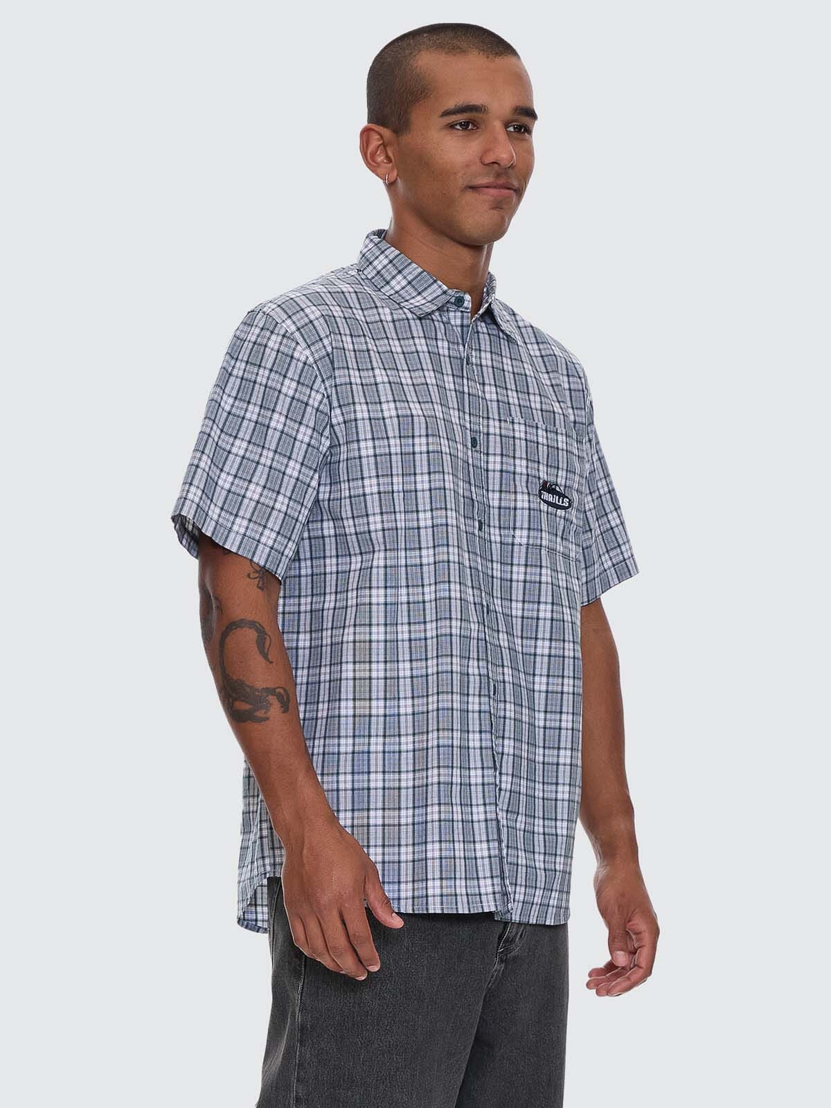 Trust In Us Short Sleeve Shirt - Forest