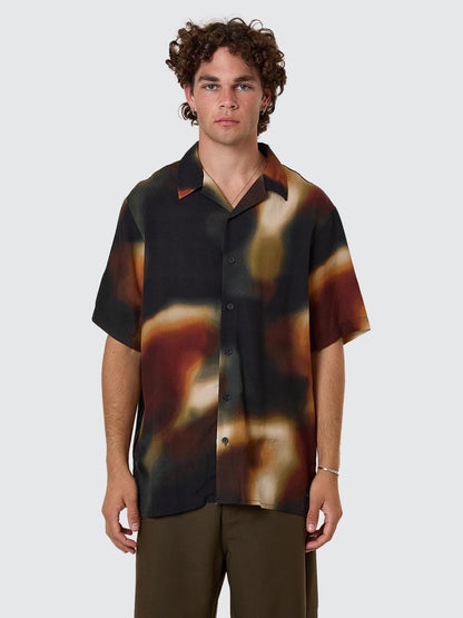 Metamorphic Daze Bowling Shirt - Black