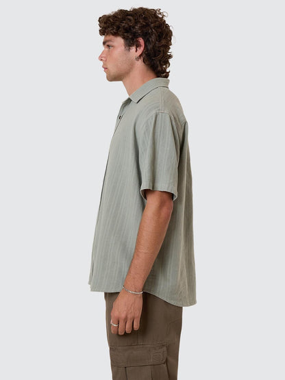 Unhinged Short Sleeve Shirt - Dirty Sage