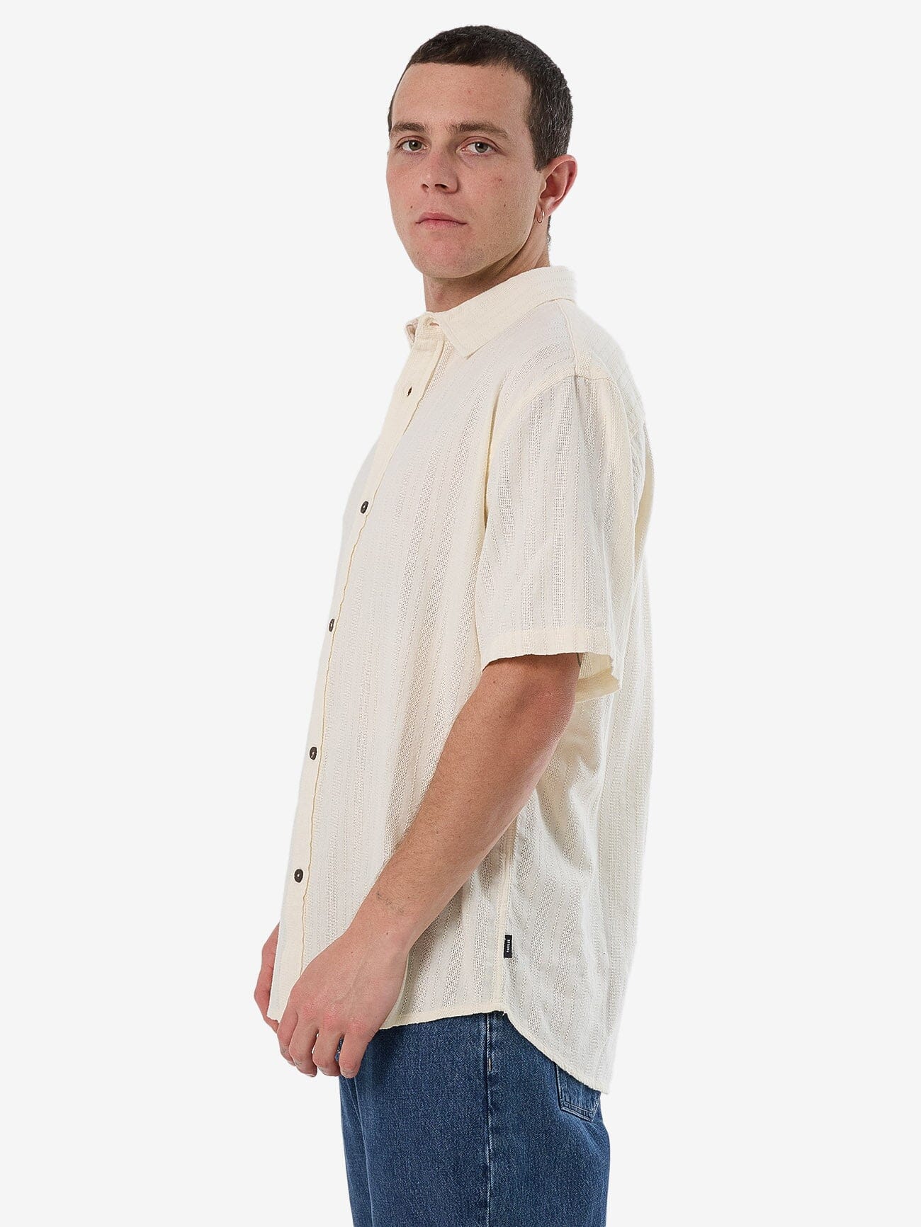 Unhinged 2.0 Short Sleeve Shirt - Dirty White