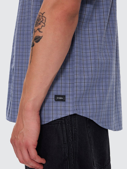 Ambient Connections Short Sleeve Shirt - Rustic Blue