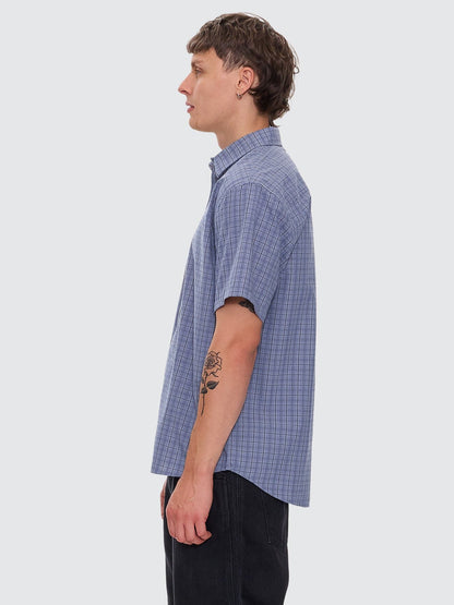 Ambient Connections Short Sleeve Shirt - Rustic Blue