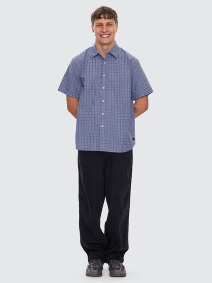 Ambient Connections Short Sleeve Shirt - Rustic Blue
