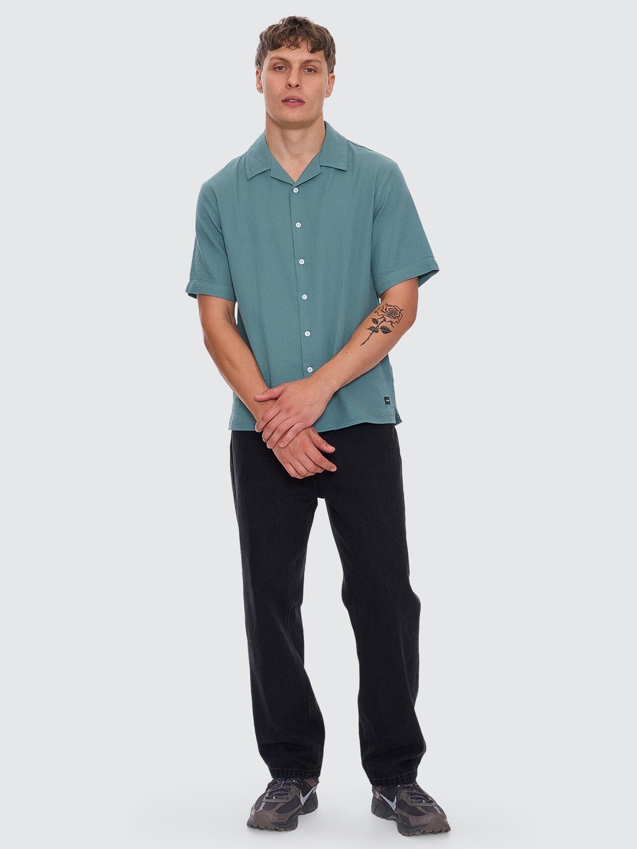 Walks of Life Bowling Shirt - Chinois Green