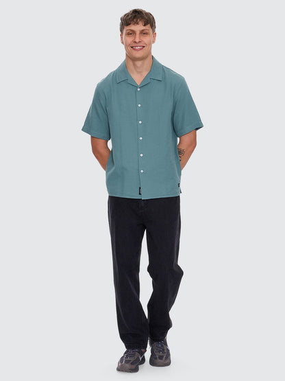 Walks of Life Bowling Shirt - Chinois Green